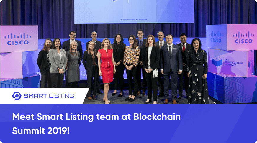 Meet Smart Listing team at Blockchain Summit 2019!
