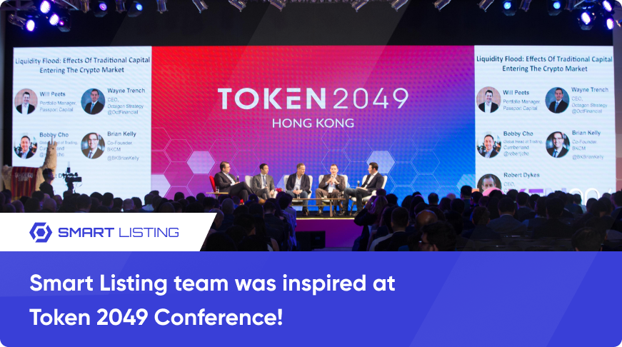 Smart Listing team was inspired at Token 2049 Conference! (2)